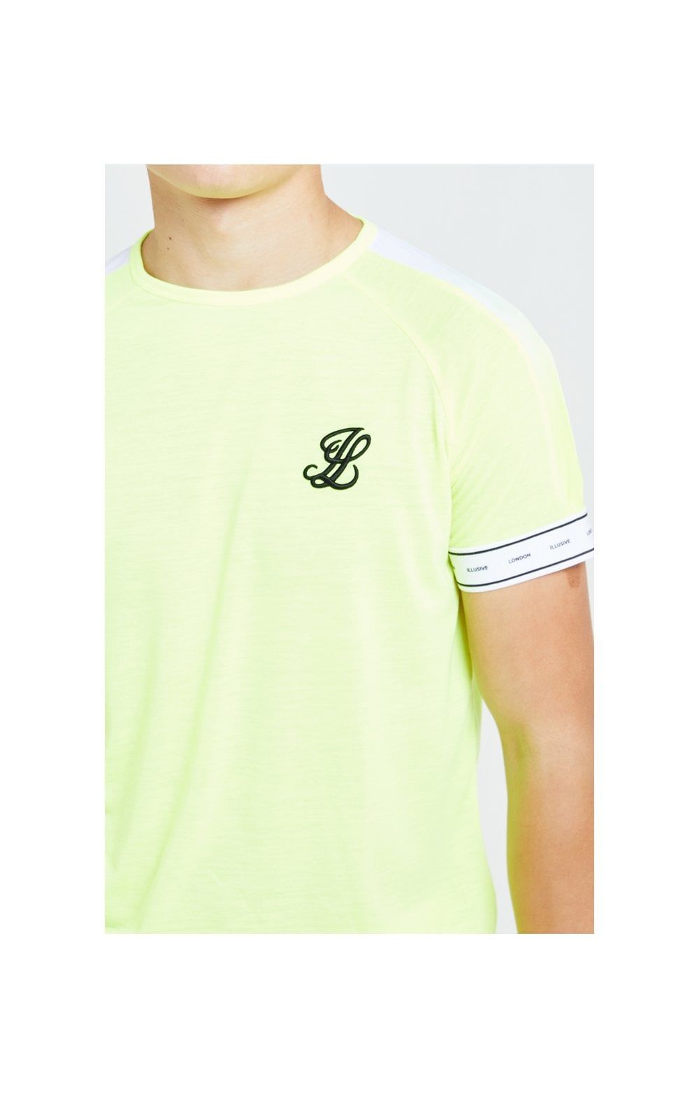 Illusive London Fade Panel Tech Tee - Neon Yellow sold by Siksilk