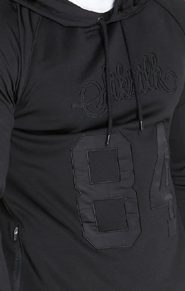 Black Overhead Retro Sports Hoodie sold by Siksilk product image thumbnail 2