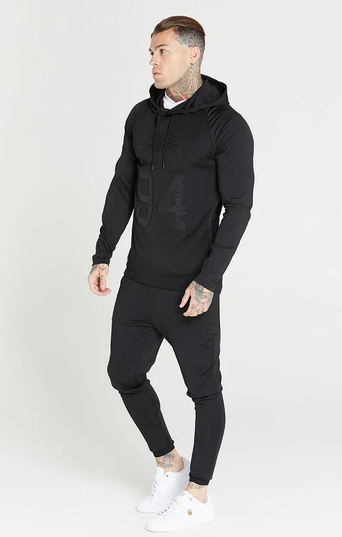 Black Overhead Retro Sports Hoodie sold by Siksilk product image thumbnail 4