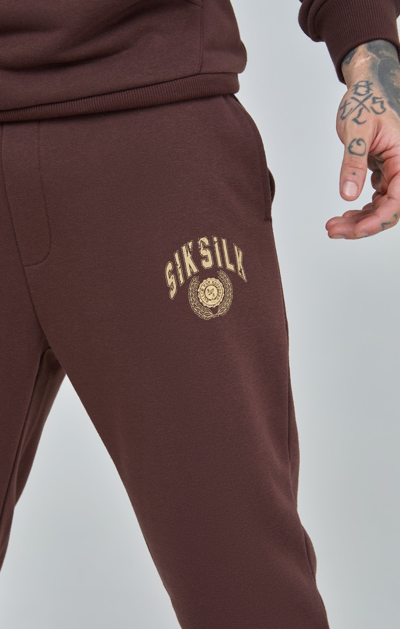 Relaxed Fit Varisty Logo Joggers sold by Siksilk product image thumbnail 6