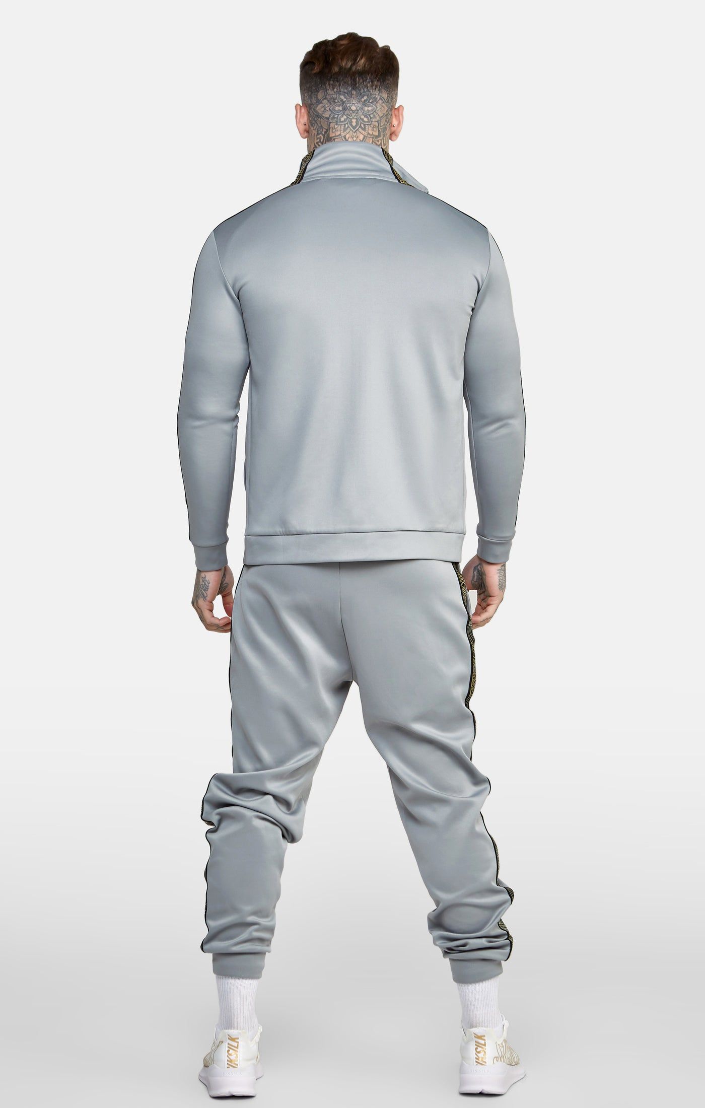 Grey Taped Track Top sold by Siksilk product image thumbnail 5