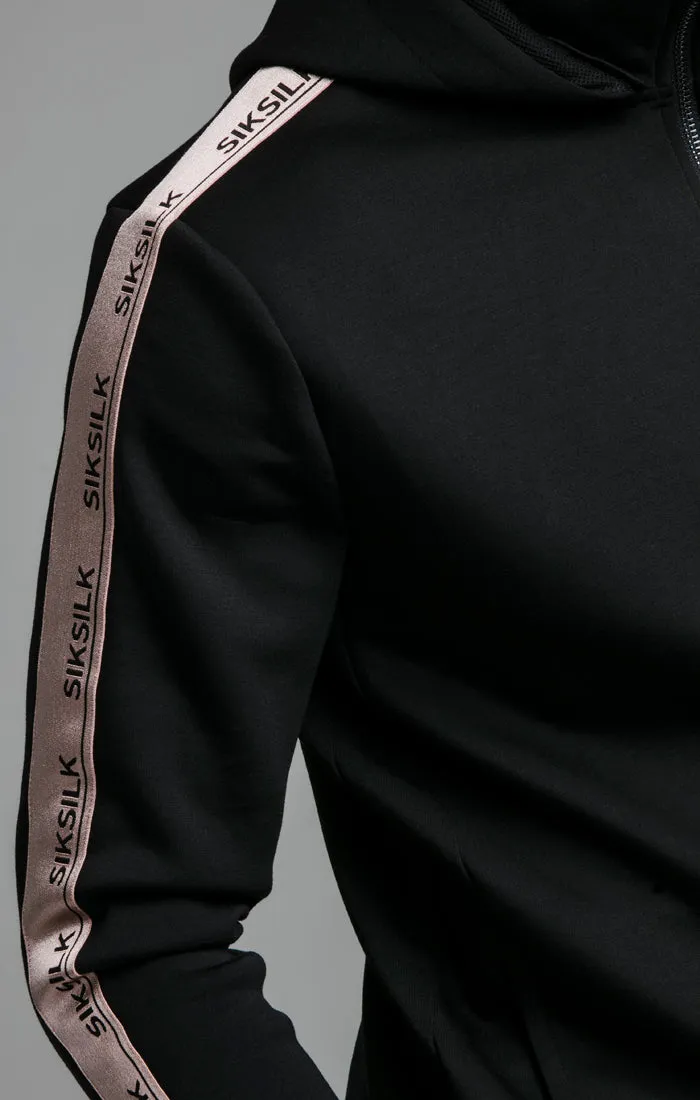 Black Dynamic Zip Through Hoodie sold by Siksilk product image thumbnail 4