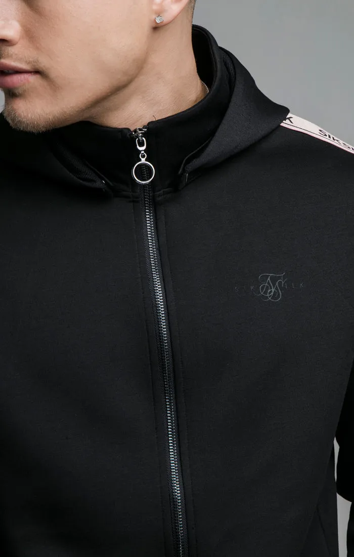 Black Dynamic Zip Through Hoodie sold by Siksilk product image thumbnail 2