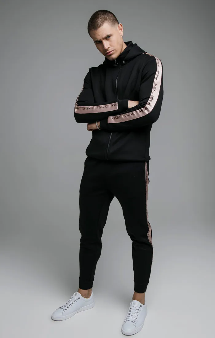 Black Dynamic Zip Through Hoodie sold by Siksilk product image thumbnail 3