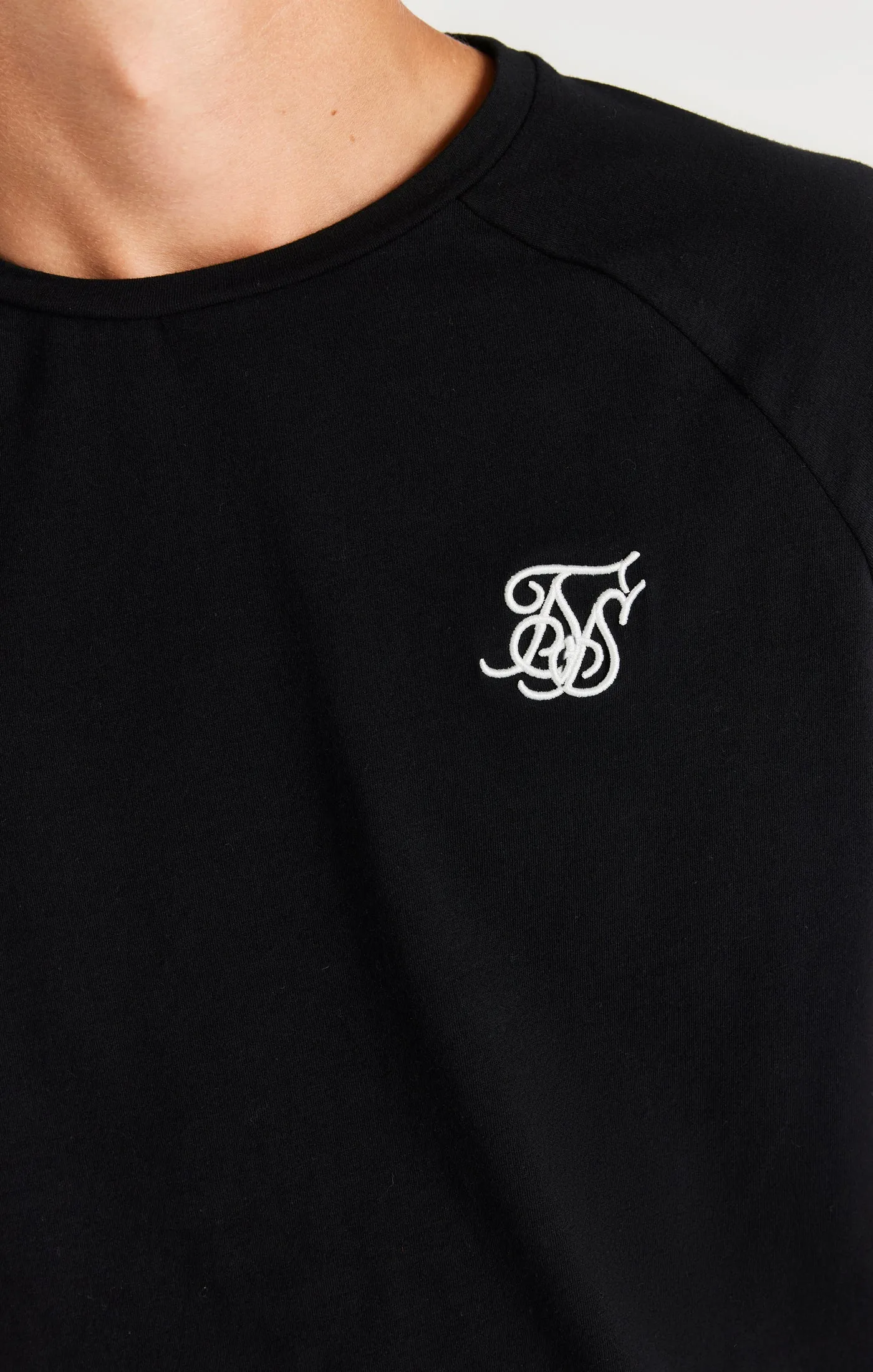 SikSilk Cali Side Tape Tee - Black sold by Siksilk product image thumbnail 2