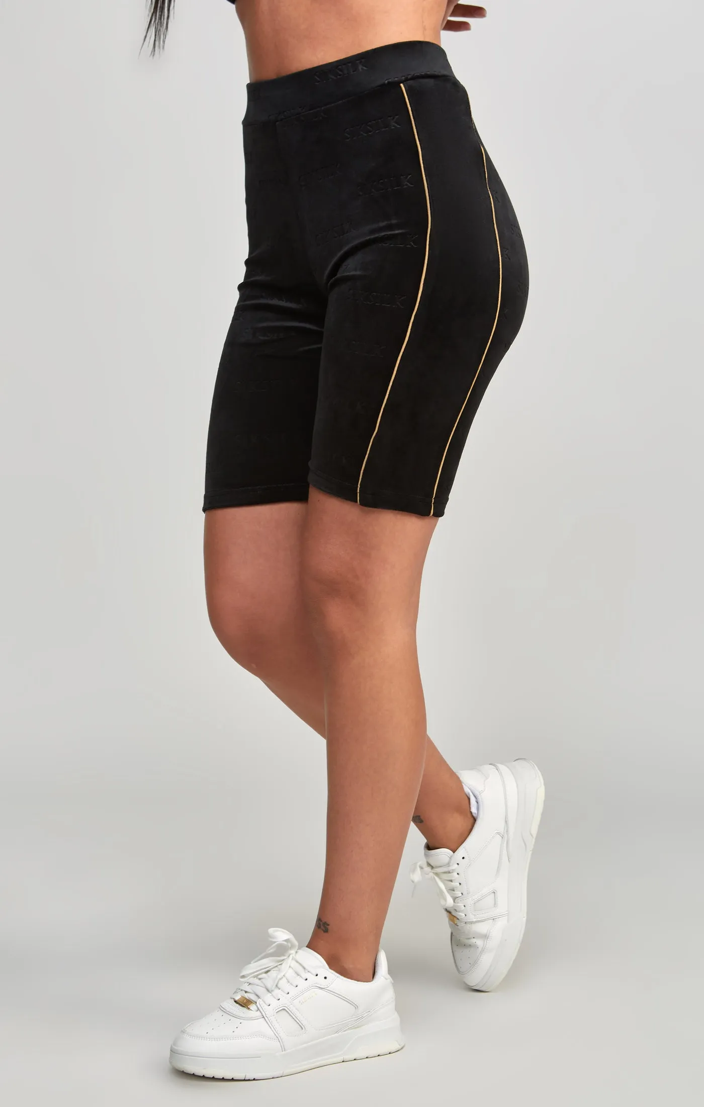 Black Cycle Short sold by Siksilk