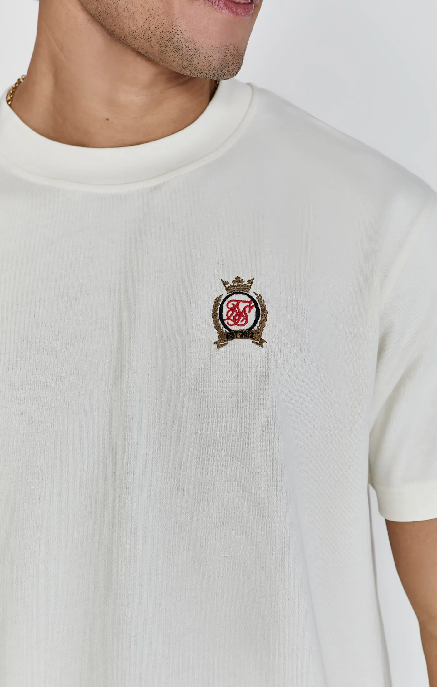 Ecru Oversized T-Shirt sold by Siksilk product image thumbnail 3