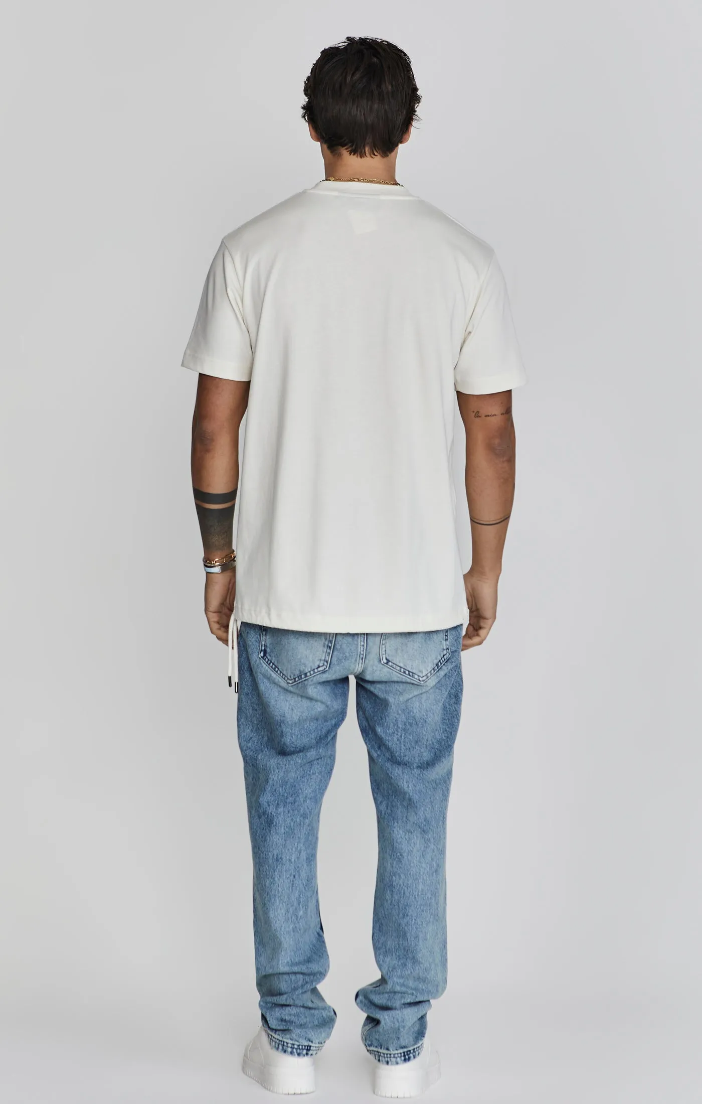 Ecru Oversized T-Shirt sold by Siksilk product image thumbnail 5