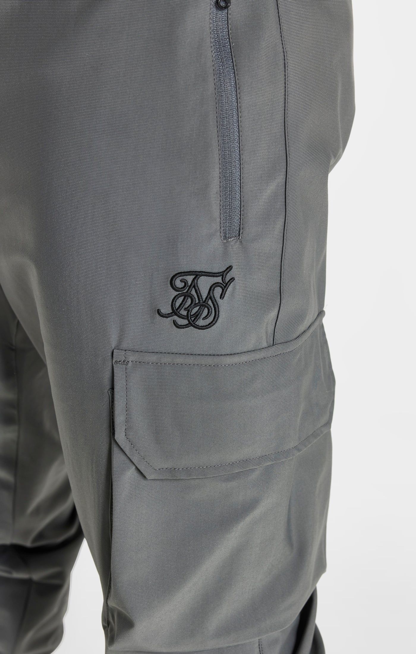 Dark Grey Tech Cargo Pant sold by Siksilk product image thumbnail 4