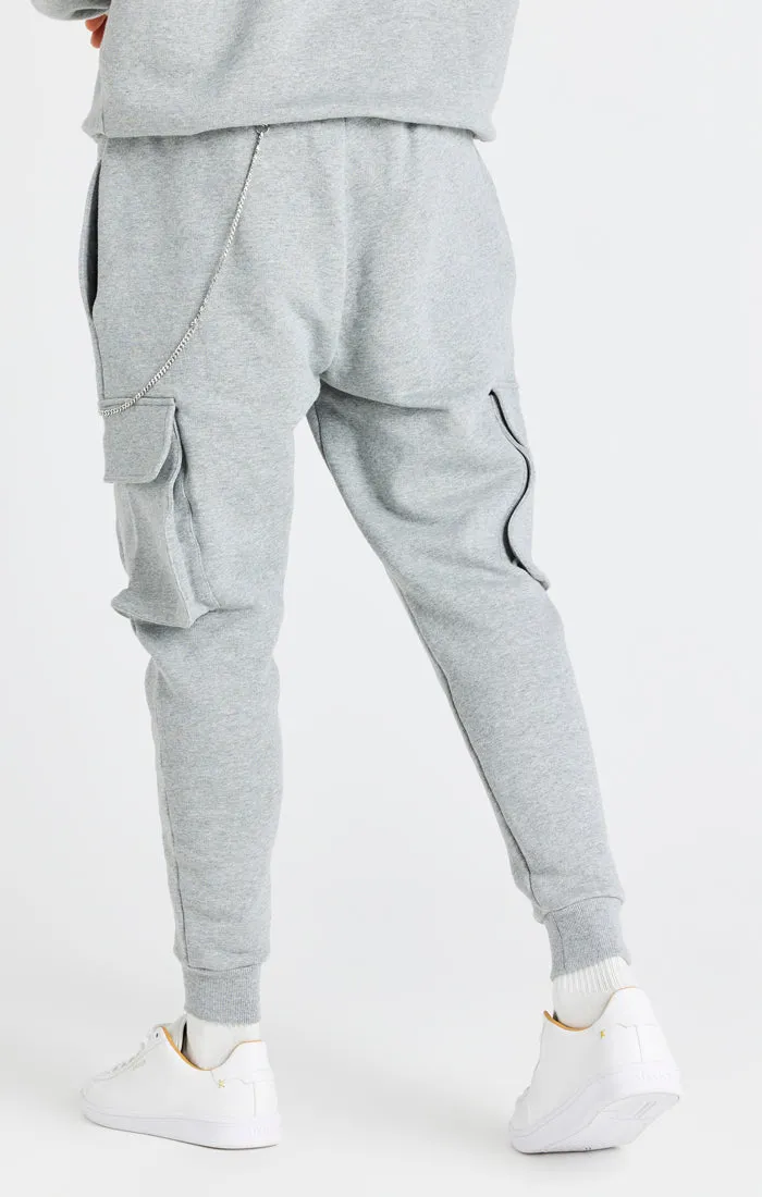 Grey Chain Cargo Jogger sold by Siksilk product image thumbnail 3