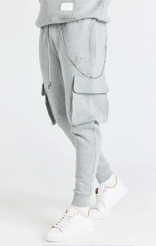 Grey Chain Cargo Jogger sold by Siksilk