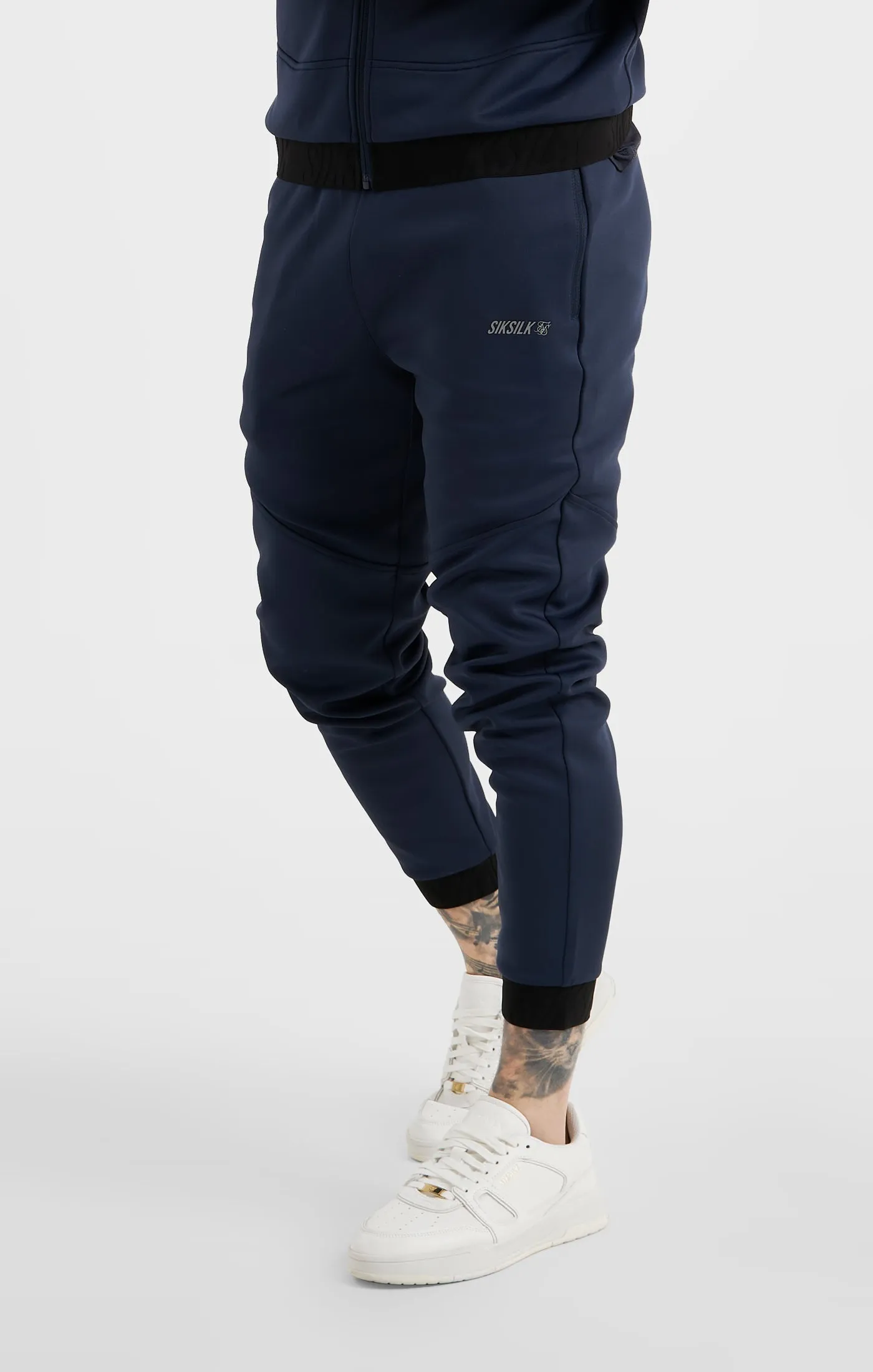 Navy Sports Brand Carrier Pant sold by Siksilk