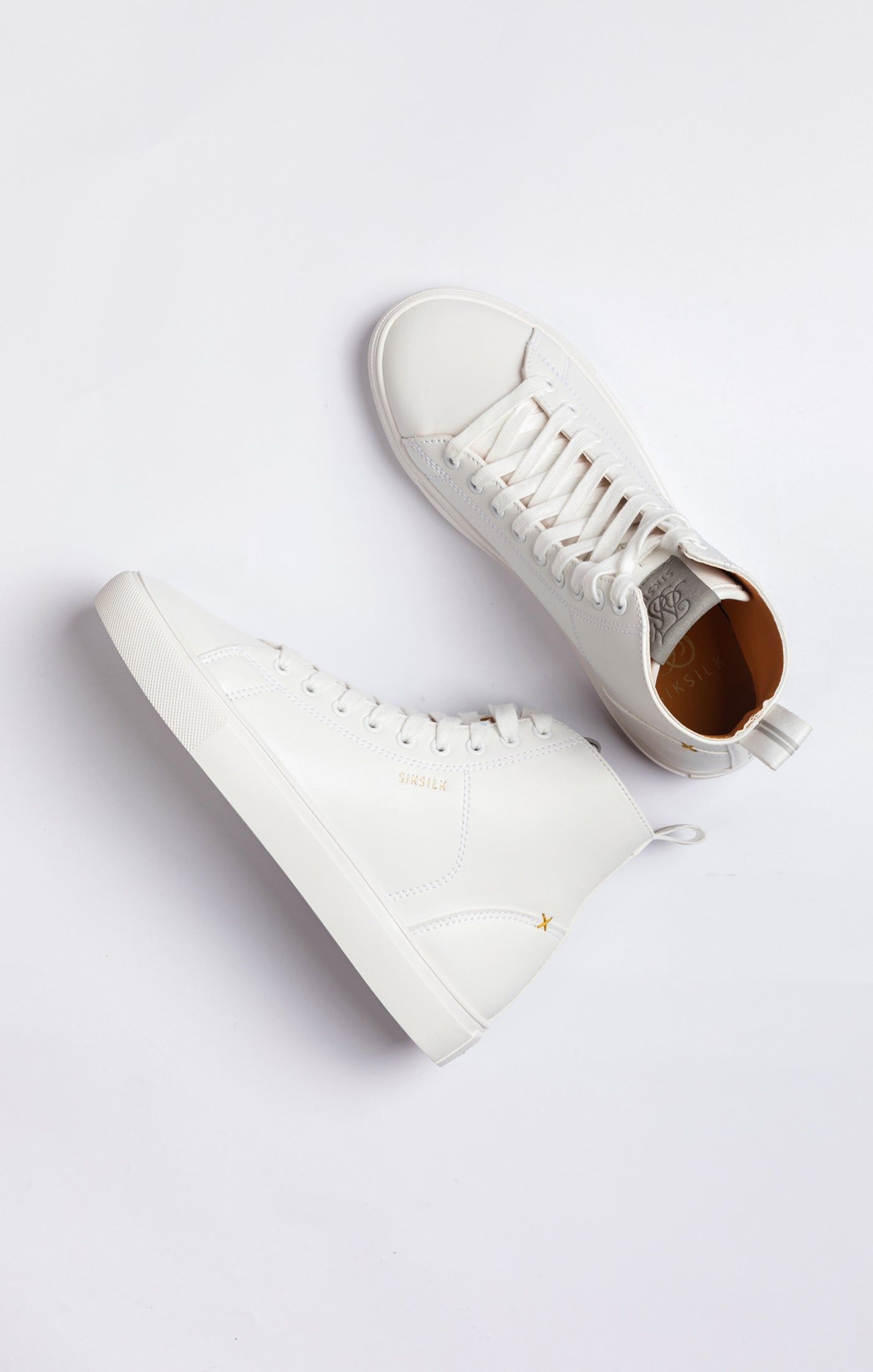 White Classic High-Top Trainer sold by Siksilk product image thumbnail 7
