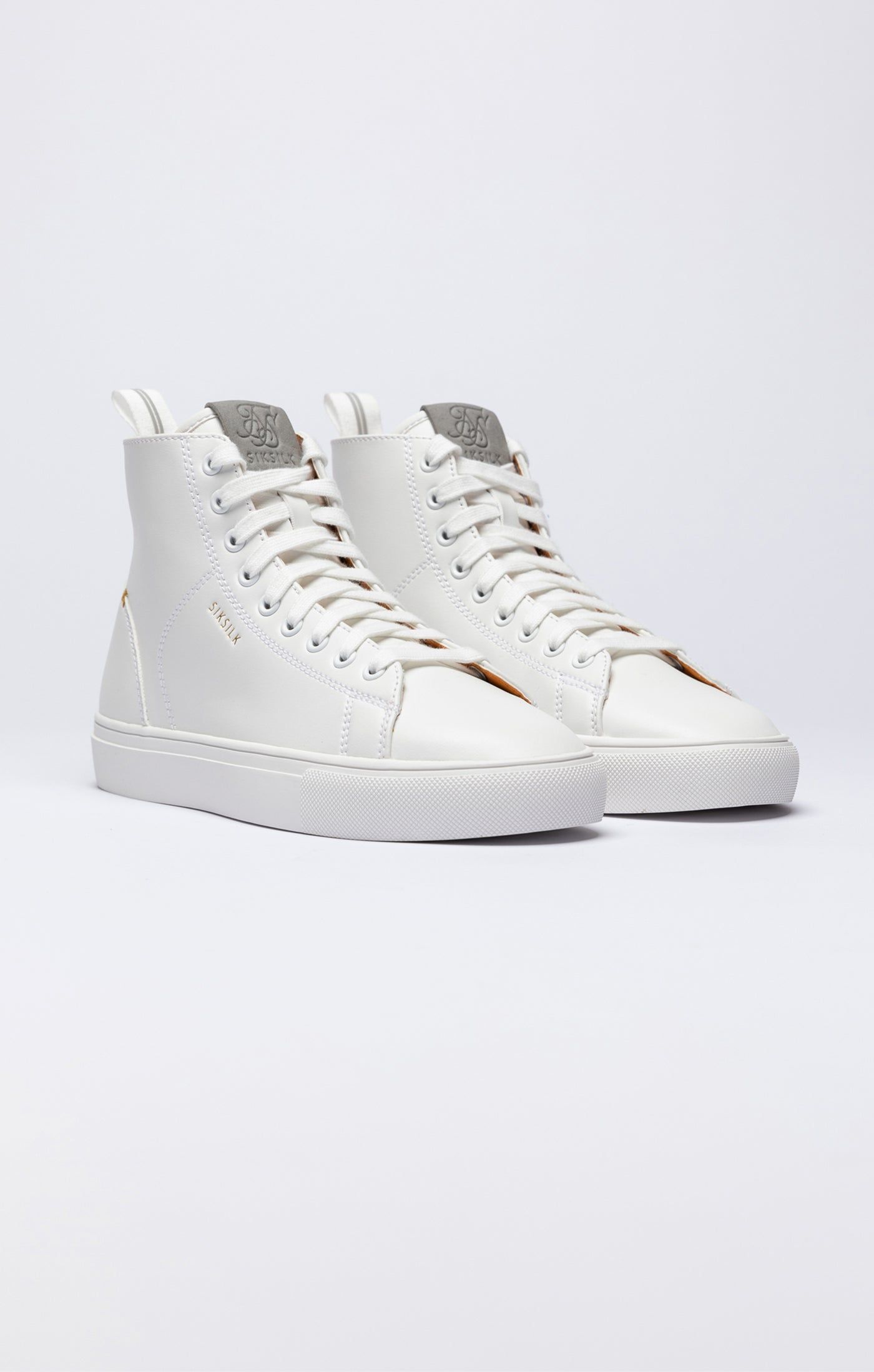 White Classic High-Top Trainer sold by Siksilk product image thumbnail 4