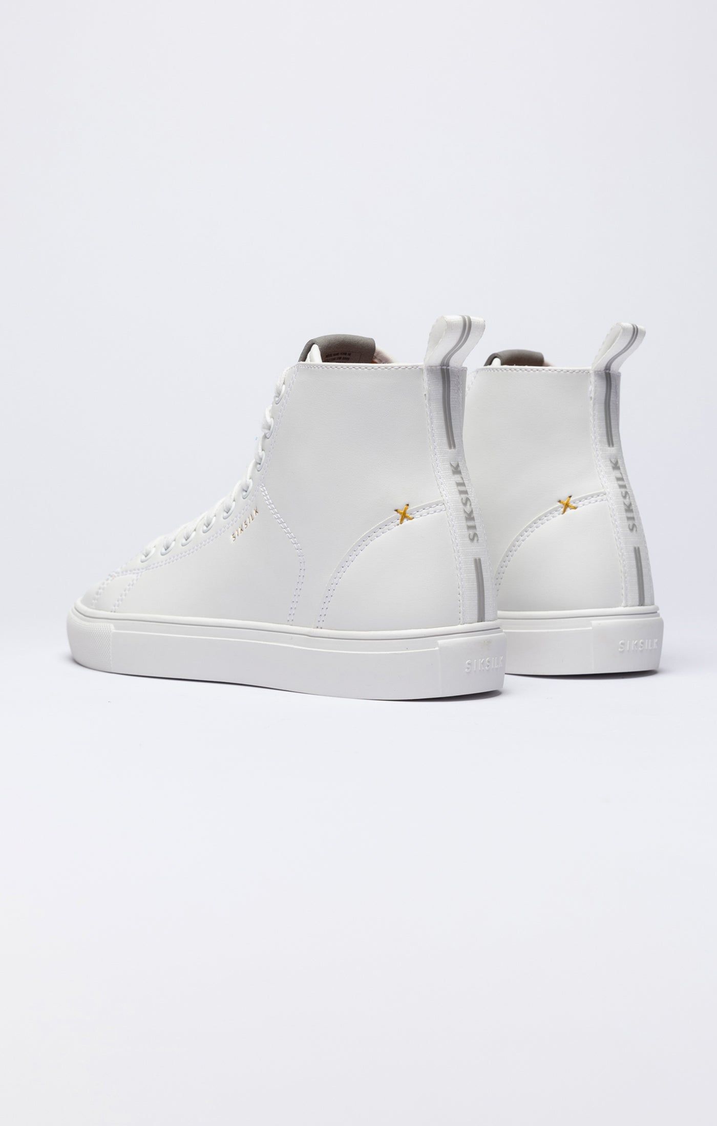 White Classic High-Top Trainer sold by Siksilk product image thumbnail 5