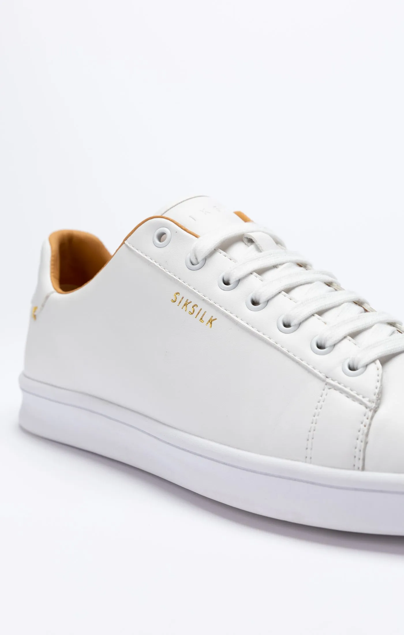 White Low-Top Casual Trainer sold by Siksilk product image thumbnail 4