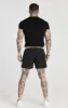 Black Elastic Cuff T-Shirt sold by Siksilk
