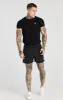 Black Elastic Cuff T-Shirt sold by Siksilk