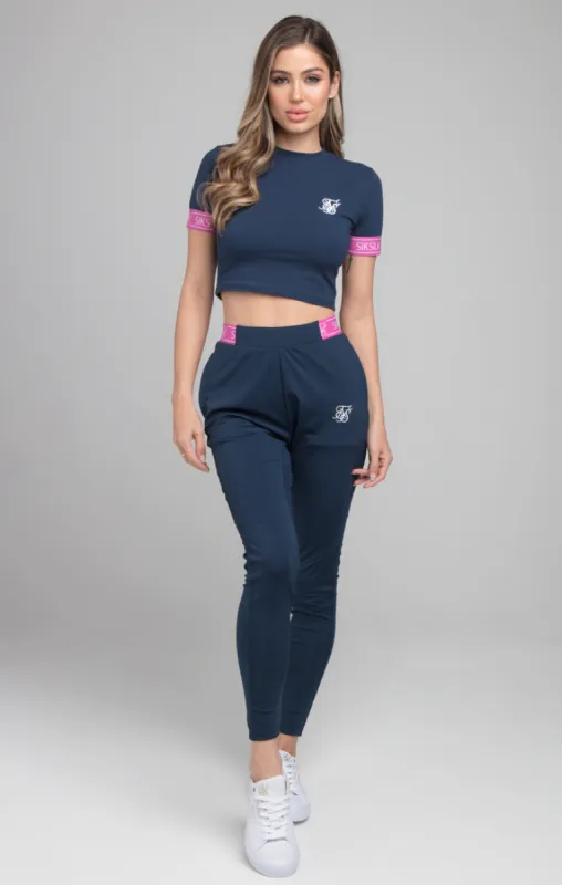 SikSilk Advantage Track Pants - Navy sold by Siksilk