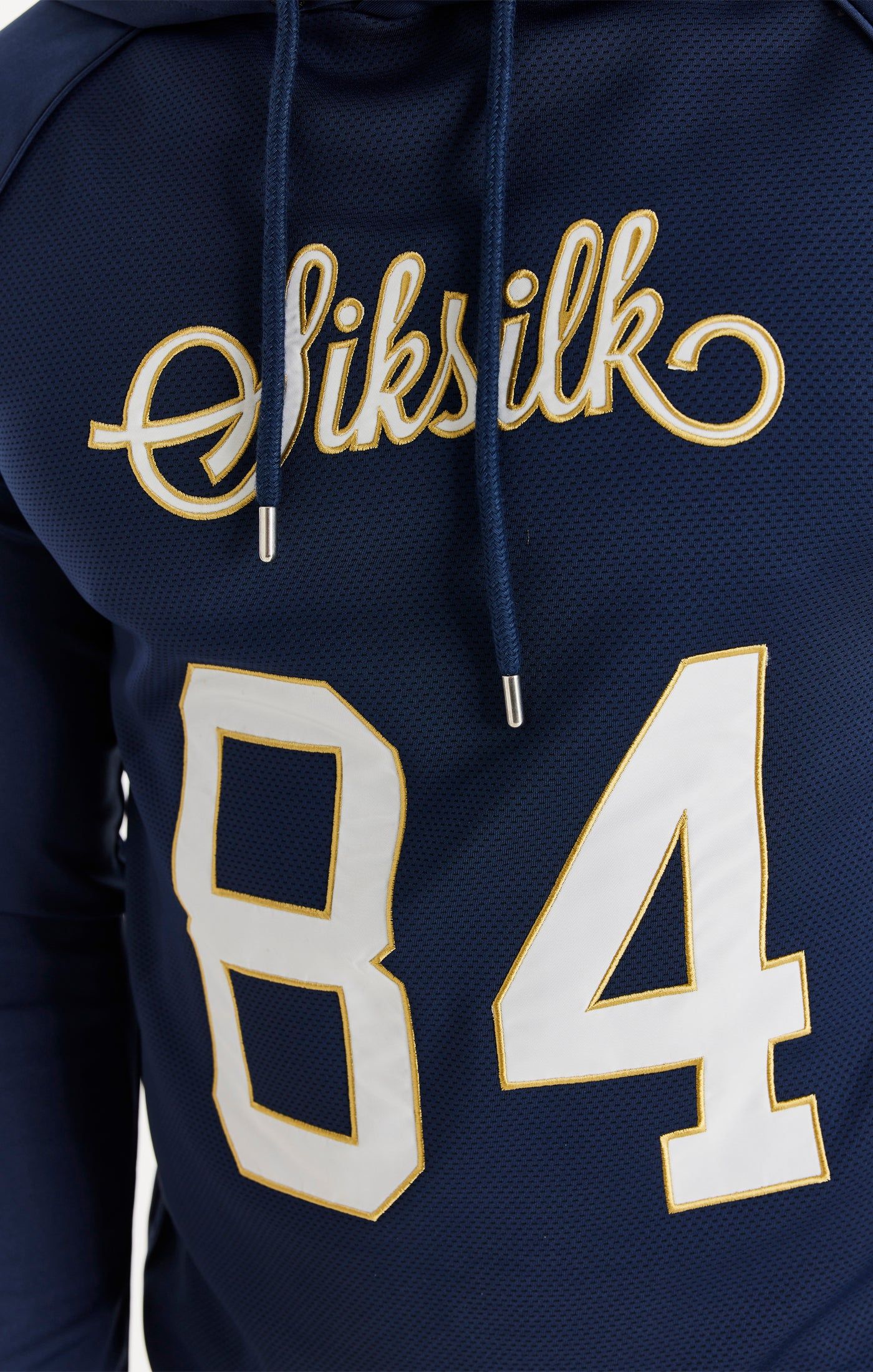 Navy Overhead Retro Sports Hoodie sold by Siksilk product image thumbnail 2