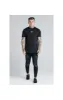 Black Essential Muscle Fit T-Shirt sold by Siksilk
