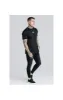 Black Essential Muscle Fit T-Shirt sold by Siksilk