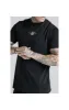 Black Essential Muscle Fit T-Shirt sold by Siksilk
