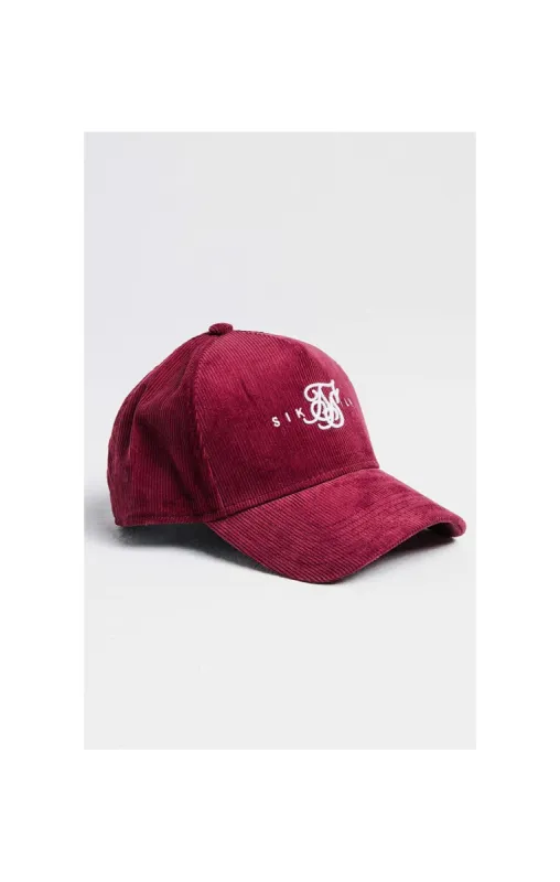 SikSilk Full Cord Trucker - Burgundy sold by Siksilk