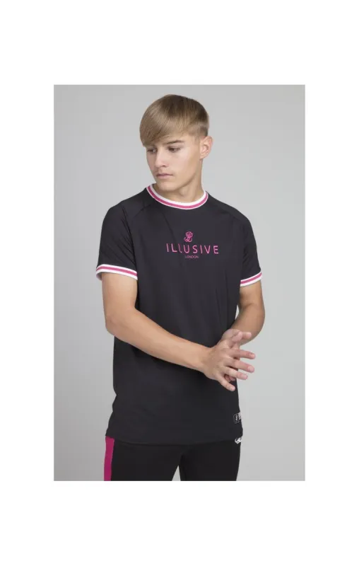 Illusive London Basketball Tee - Black sold by Siksilk