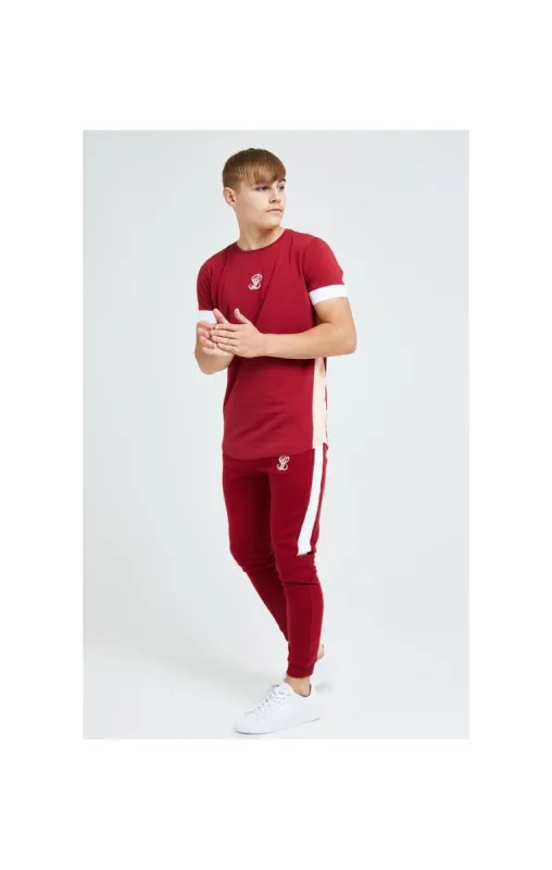 Illusive London Divergence Slide Tee - Pink & Red sold by Siksilk
