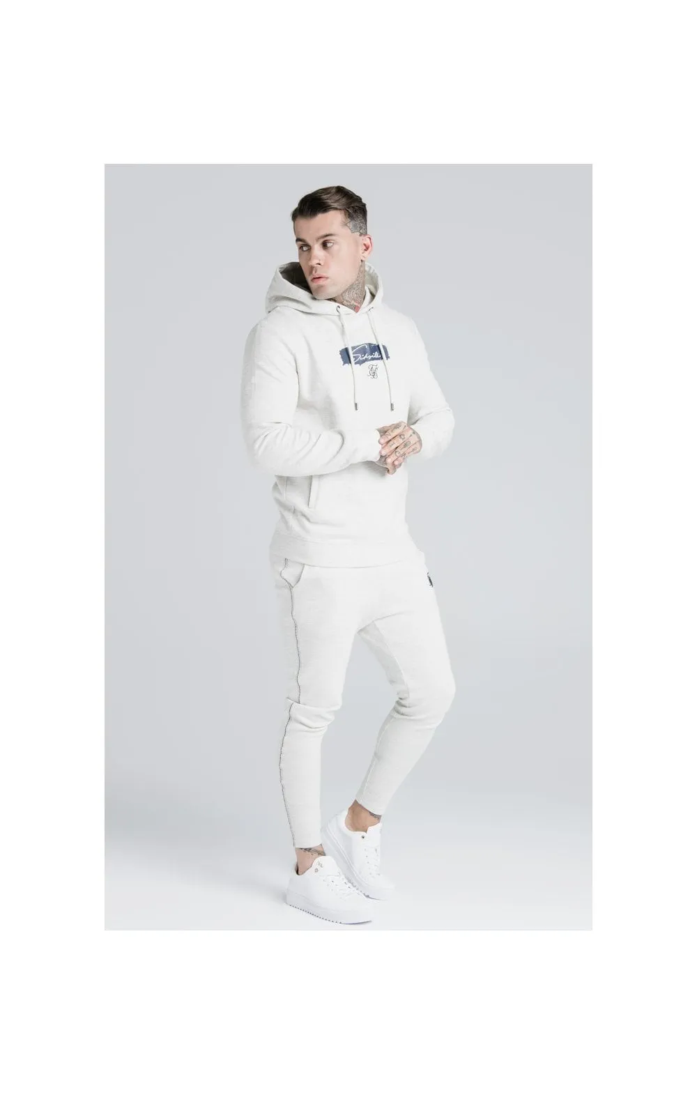 SikSilk Overhead Hoodie - Light Grey sold by Siksilk product image thumbnail 3