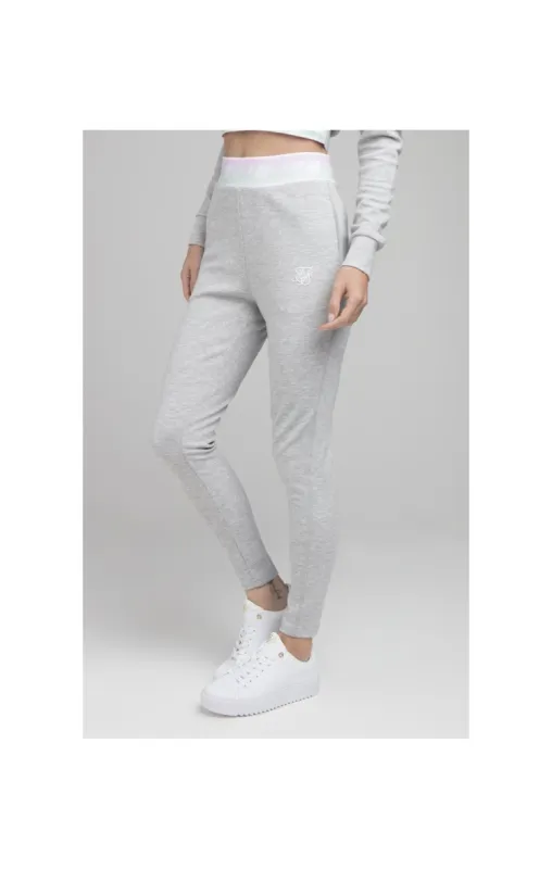 SikSilk Aurora Fade Track Pants - Grey Marl sold by Siksilk