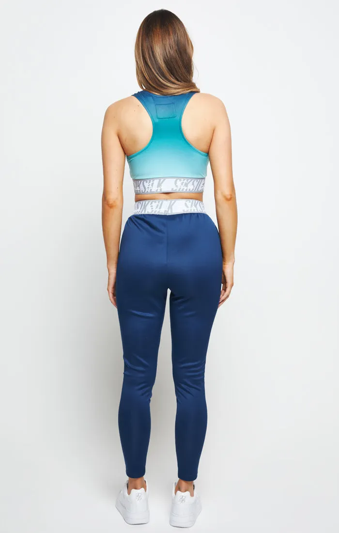 SikSilk Fade Tape Bralette - Navy & Teal sold by Siksilk product image thumbnail 5