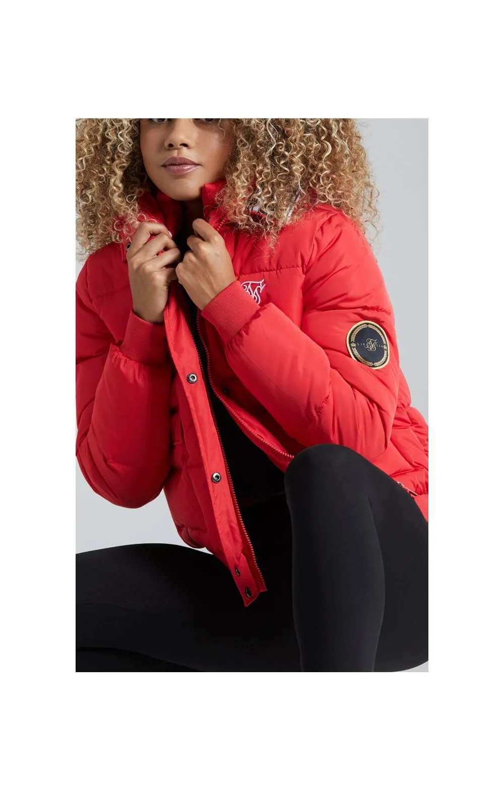 SikSilk Tape Padded Jacket - Red sold by Siksilk product image thumbnail 3