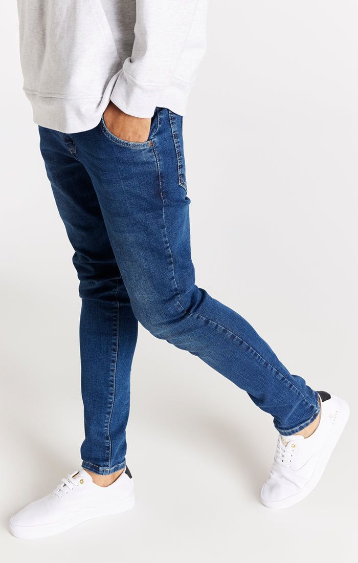 Blue Slim Fit Jean sold by Siksilk product image thumbnail 2