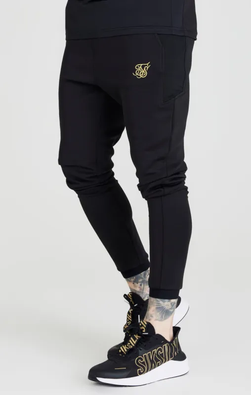 Black Retro Sports Scope Pant sold by Siksilk