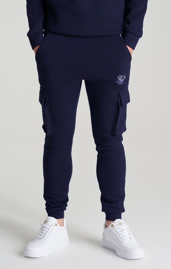 Boys Navy Cargo Jogger sold by Siksilk