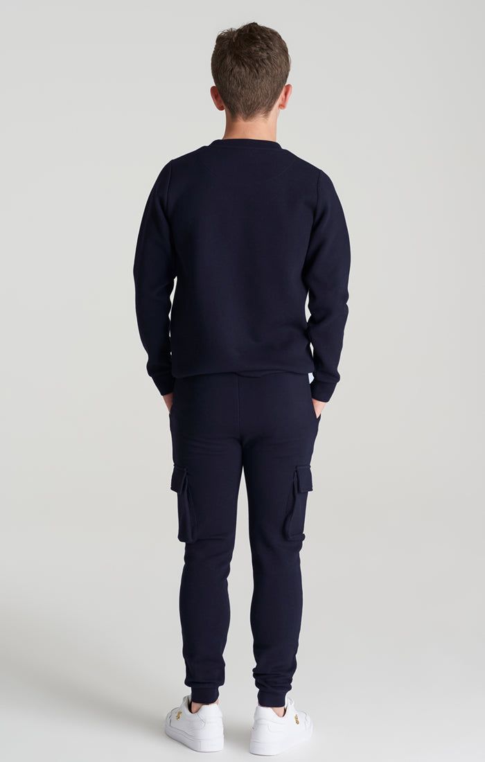 Boys Navy Cargo Jogger sold by Siksilk product image thumbnail 5