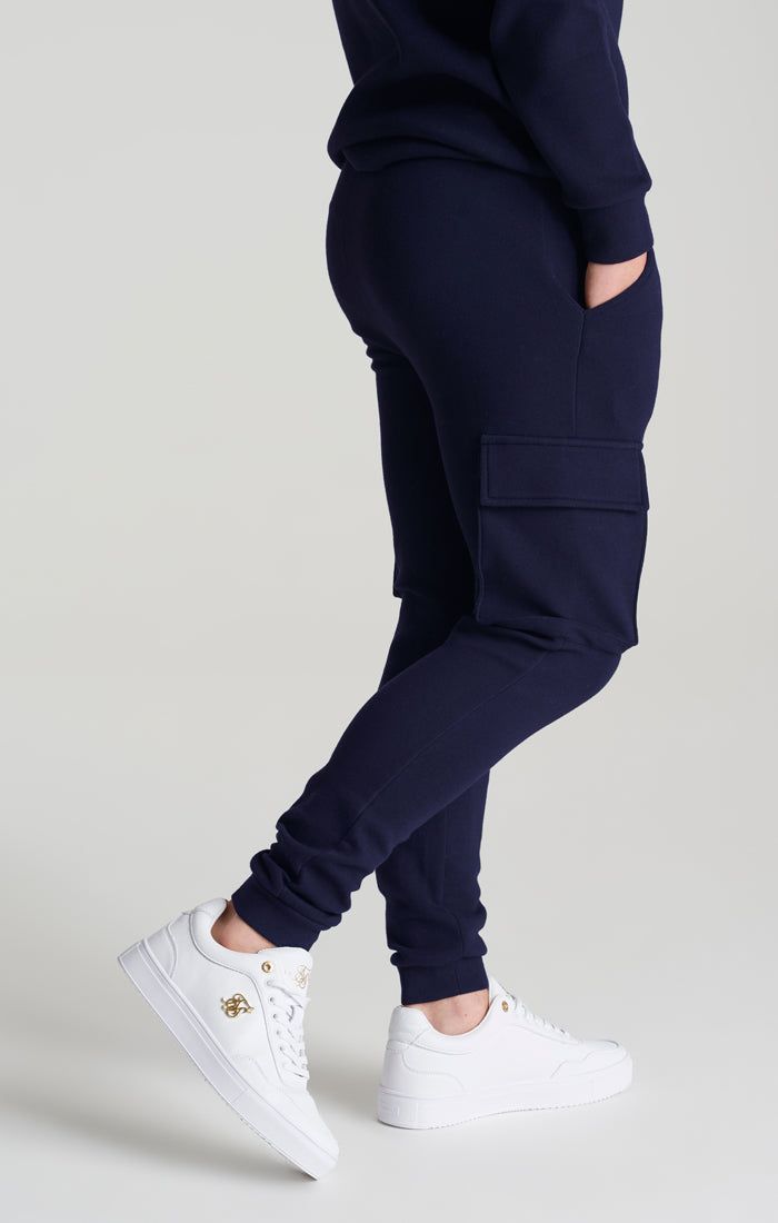 Boys Navy Cargo Jogger sold by Siksilk product image thumbnail 2