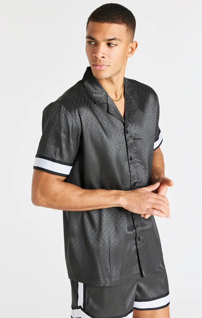 Grey Taped Sleeve Resort Shirt sold by Siksilk product image thumbnail 2