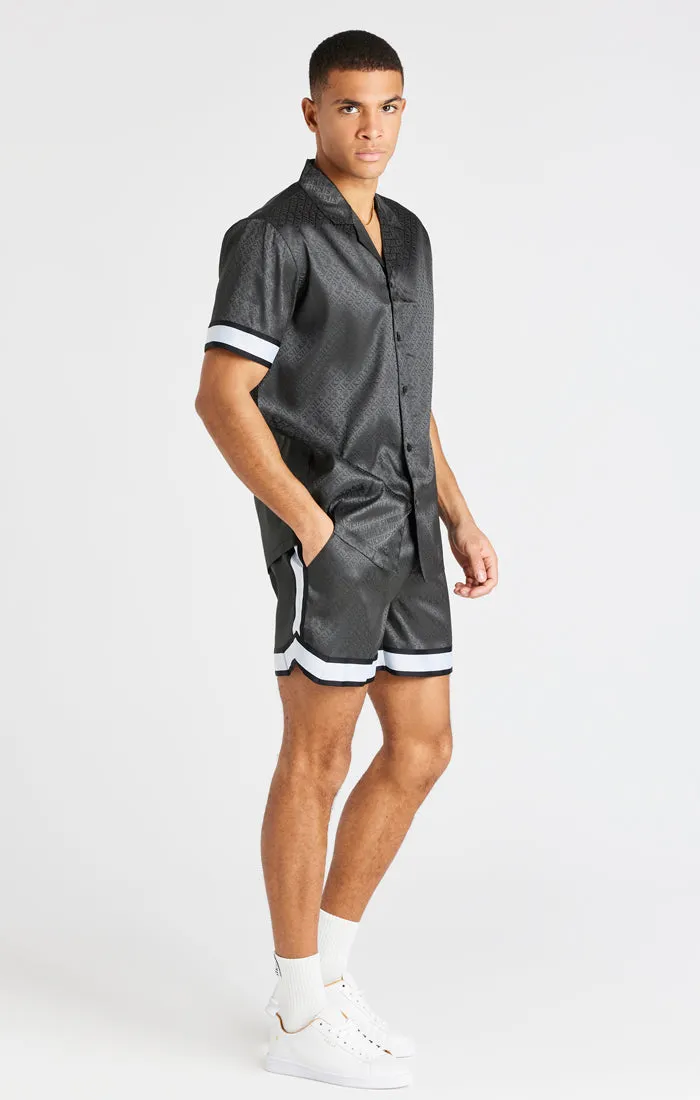 Grey Taped Sleeve Resort Shirt sold by Siksilk product image thumbnail 5