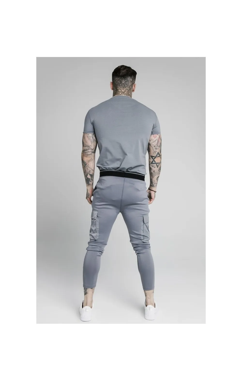 SikSilk S/S Gym Tee – Slate sold by Siksilk product image thumbnail 4
