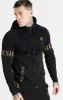 Black Dynamic Zip Through Hoodie sold by Siksilk