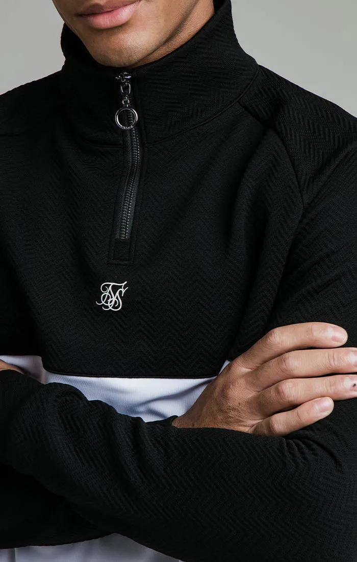 Black Quarter Zip Funnel sold by Siksilk product image thumbnail 2