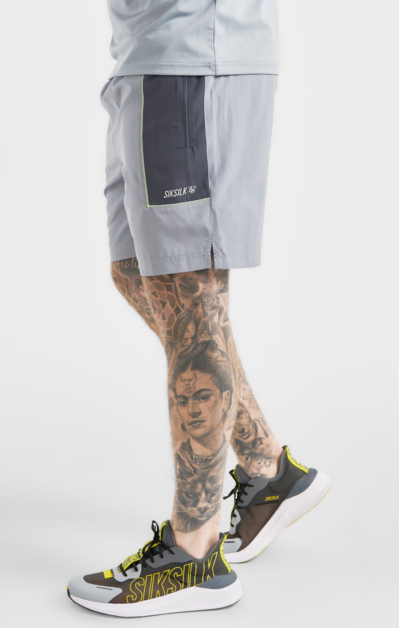 Grey Sports Marl Woven Short sold by Siksilk product image thumbnail 2