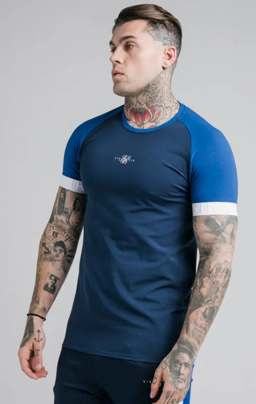 SikSilk S/S Inverse Tech Tee - Navy sold by Siksilk