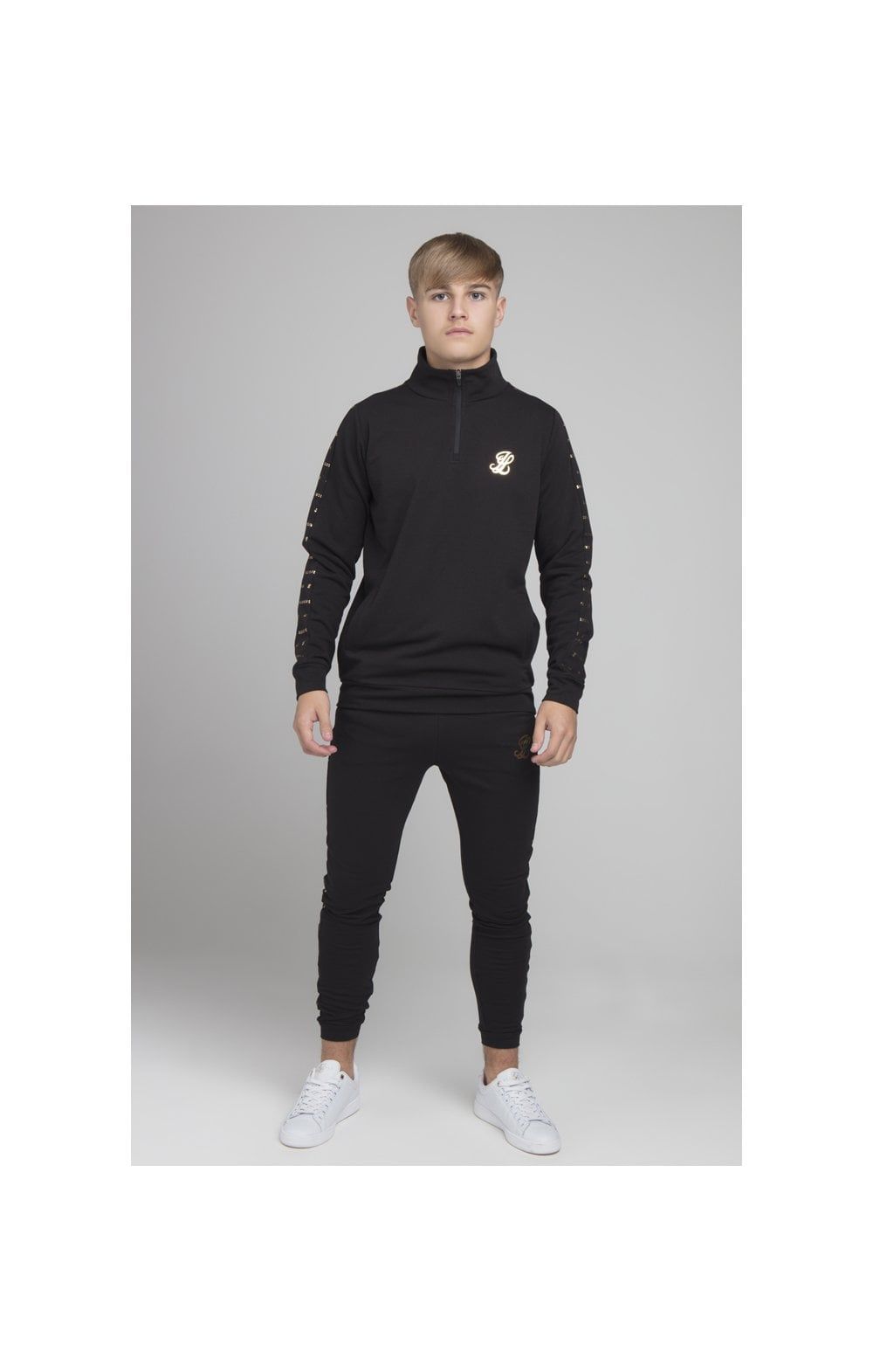 Illusive London Panel Funnel Neck - Black sold by Siksilk product image thumbnail 6