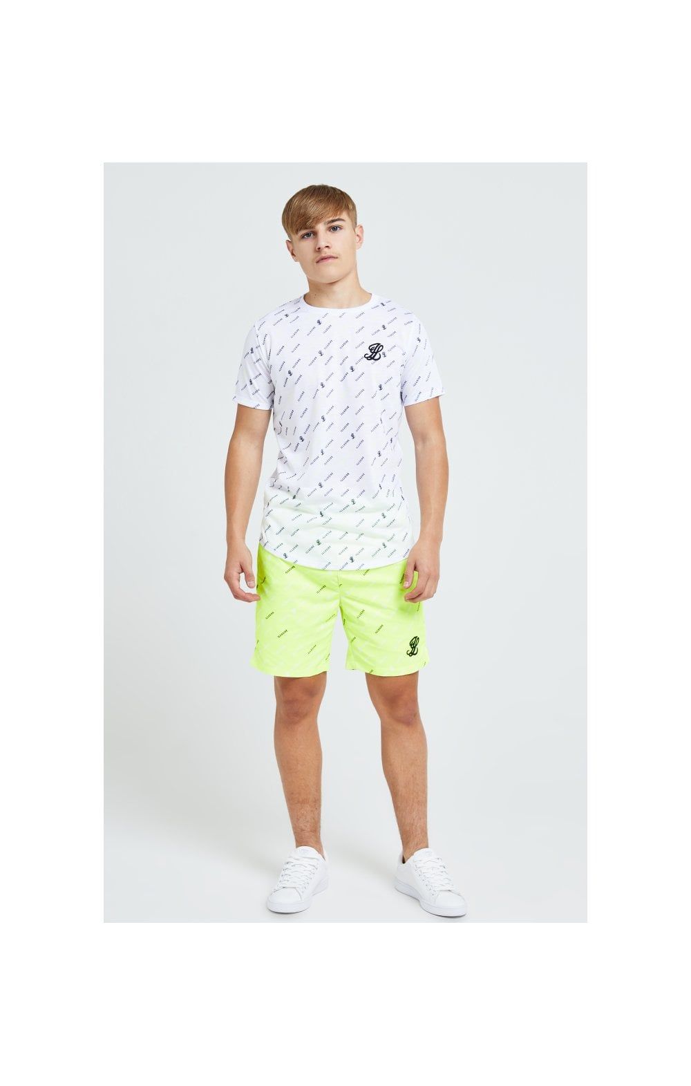 Illusive London All Over Print Tee - White sold by Siksilk