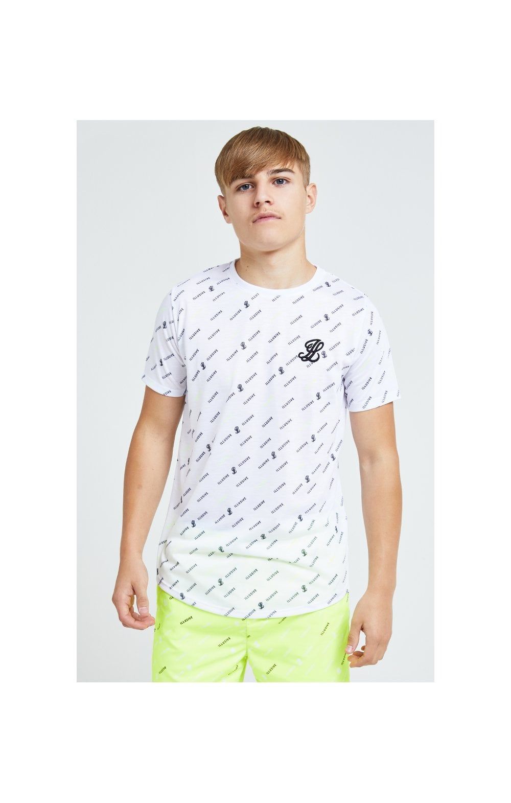 Illusive London All Over Print Tee - White sold by Siksilk product image thumbnail 3