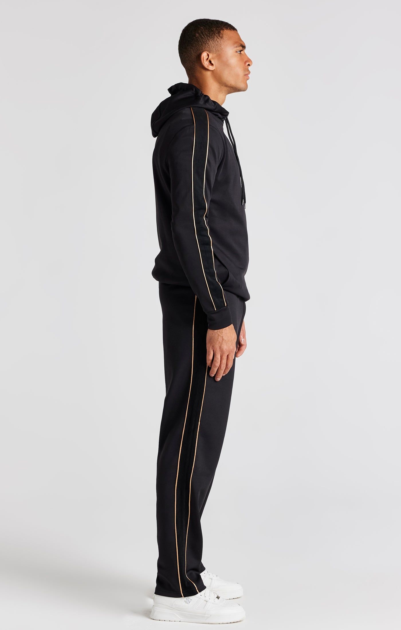 Black Quarter Zip Hoodie sold by Siksilk product image thumbnail 4